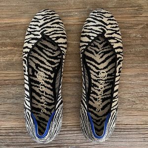 Rothy’s Zebra Flat Round Toe 7.5